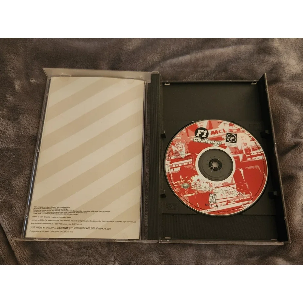 F1 Challenge Sega Saturn 1996 CIB